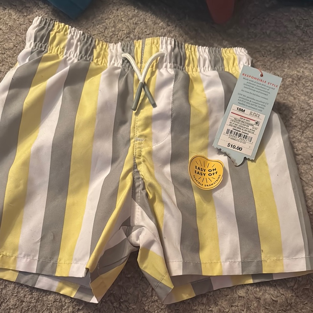 Cat and Jack boys swim trunks